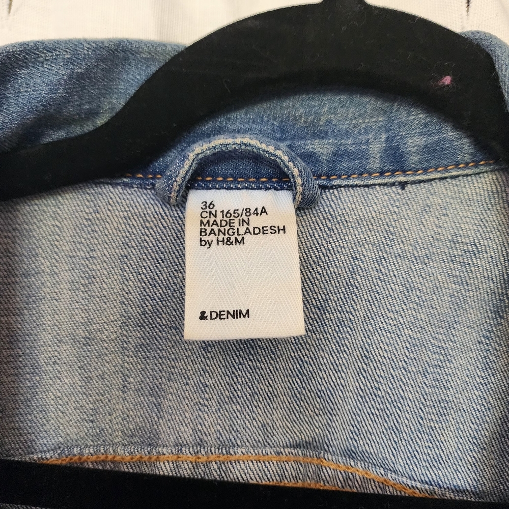 Distressed Denim Jacket - Picture 6 of 7